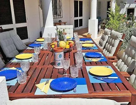 Praia Do Carvoeiro Sleeps 14 Pool Air Con Villa Carvoeiro (Lagoa)